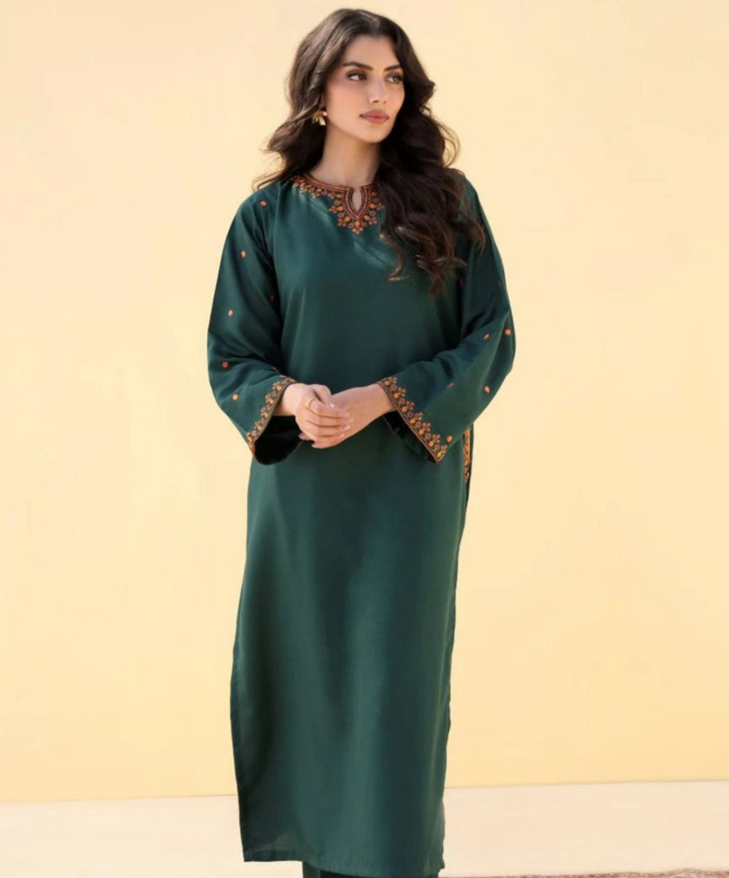 Luxury Embroidered Grace 2-Piece Stitched