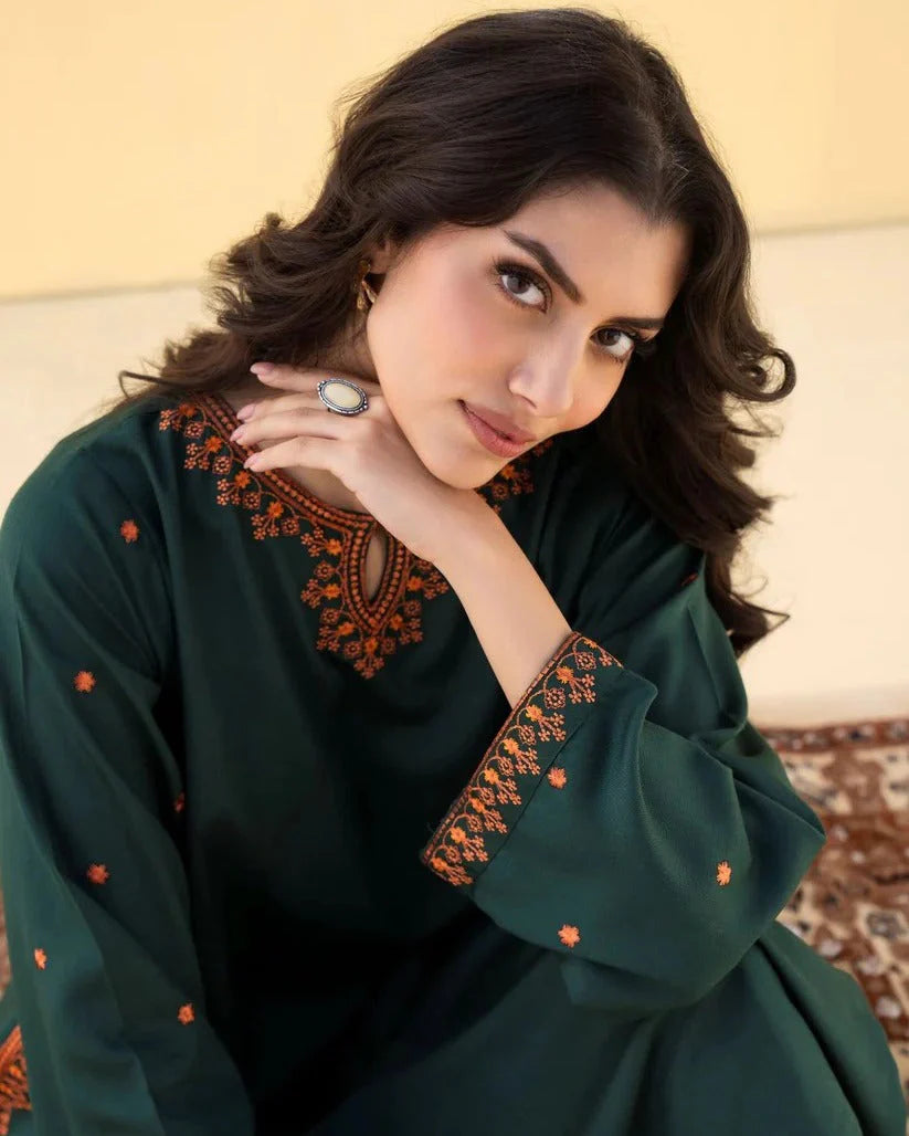 Luxury Embroidered Grace 2-Piece Stitched