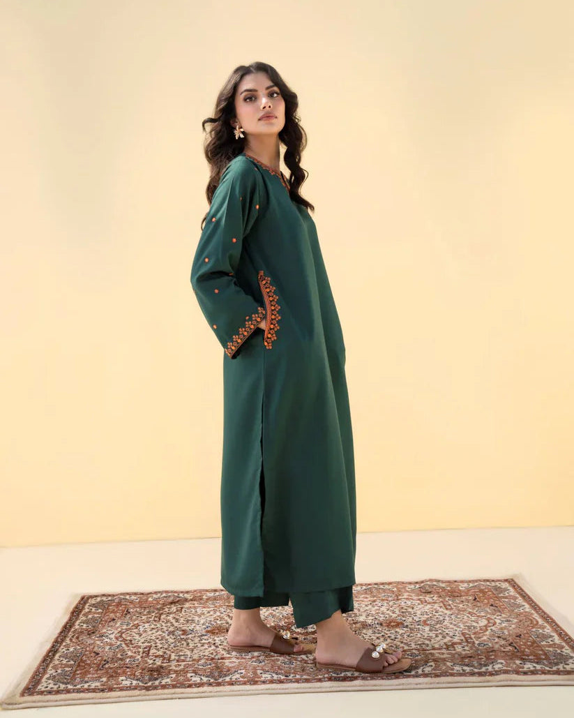 Luxury Embroidered Grace 2-Piece Stitched