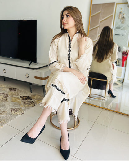 Moon Pearl Embroidered 3 Piece Stitched