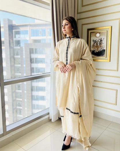 Moon Pearl Embroidered 3 Piece Stitched