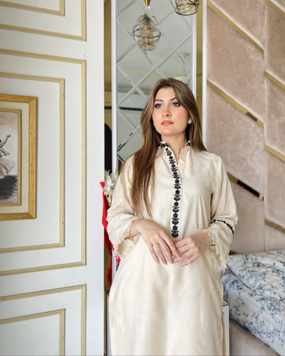 Moon Pearl Embroidered 3 Piece Stitched